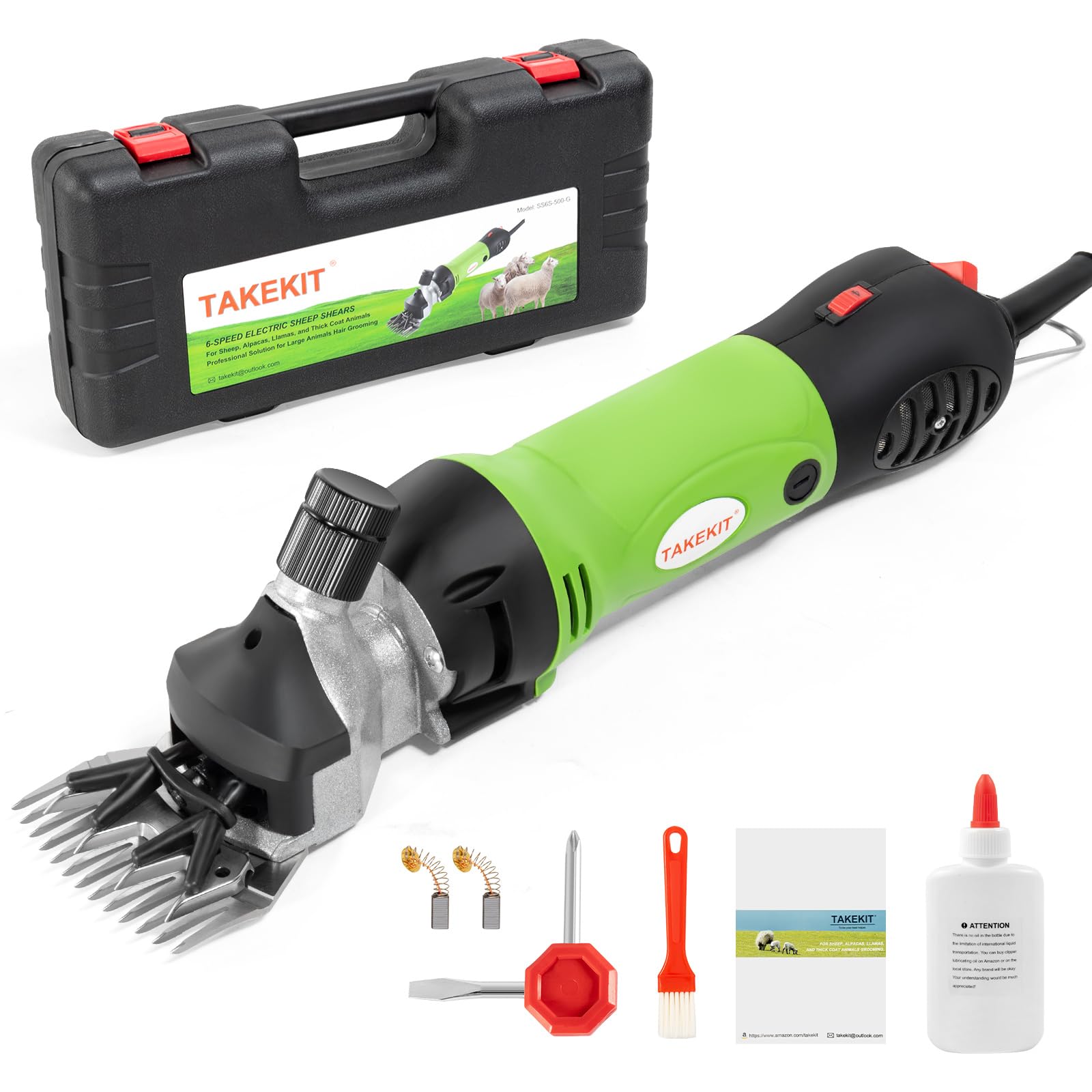 Amazon.com: TAKEKIT Sheep Shears, 500W Professional Heavy Duty